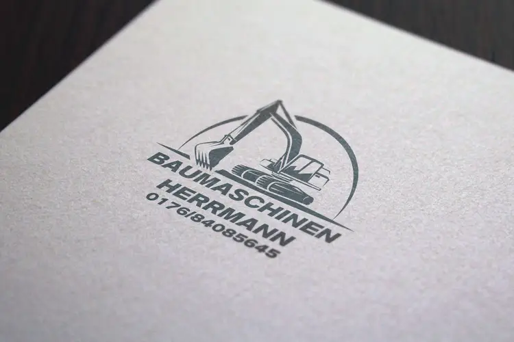 Baumaschinen Herrmann Logodesign